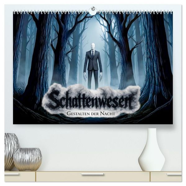 Schattenwesen - Gestalten der Nacht (hochwertiger Premium Wandkalender 2027 DIN A2 quer) Kunstdruck in Hochglanz