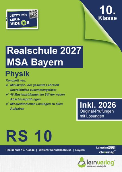 Original-Prüfungen Realschule Bayern 2027 Physik