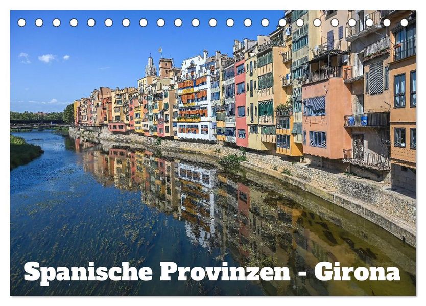 Spanische Provinzen - Girona (Tischkalender 2027 DIN A5 quer) CALVENDO Monatskalender