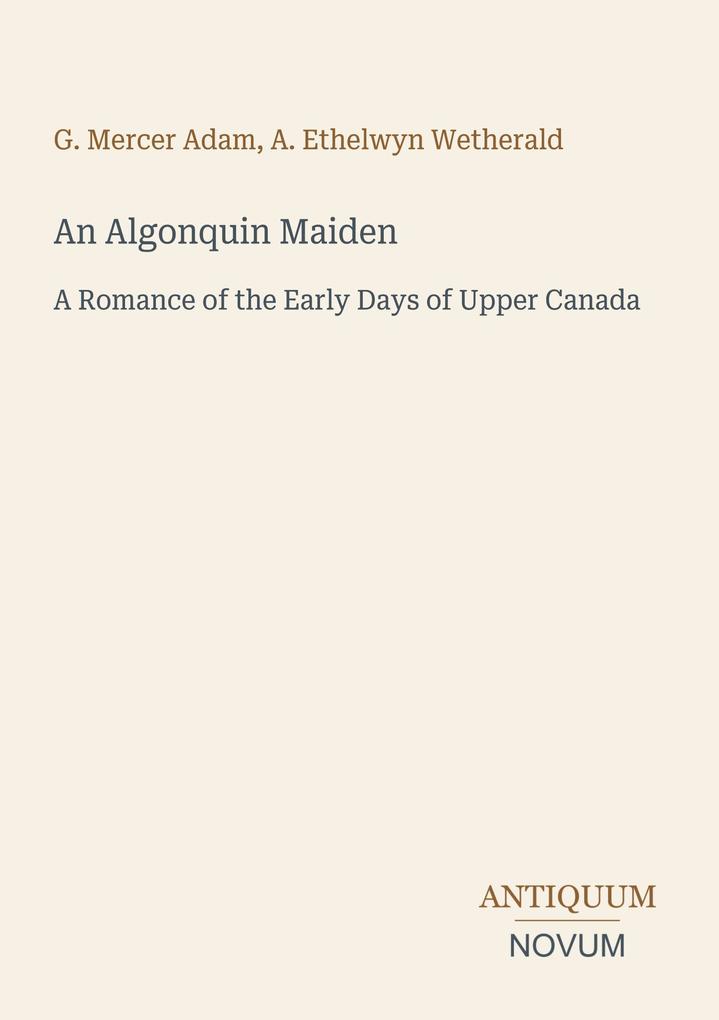 An Algonquin Maiden