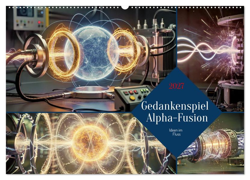 Gedankenspiel Alpha-Fusion (Wandkalender 2027 DIN A2 quer) CALVENDO Monatskalender