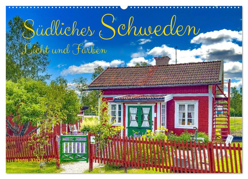 Südliches Schweden - Licht und Farben (Wandkalender 2027 DIN A2 quer) CALVENDO Monatskalender