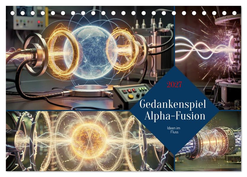 Gedankenspiel Alpha-Fusion (Tischkalender 2027 DIN A5 quer) CALVENDO Monatskalender