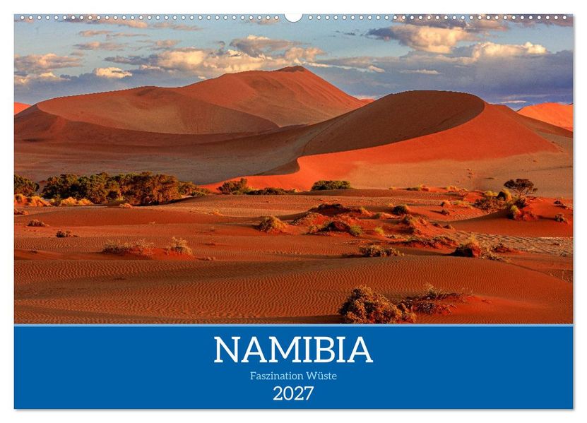 Namibia - Faszination Wüste (Wandkalender 2027 DIN A2 quer) CALVENDO Monatskalender
