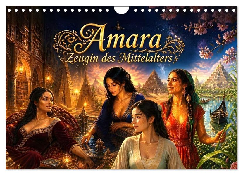 Amara - Zeugin des Mittelalters (Wandkalender 2027 DIN A4 quer) CALVENDO Monatskalender