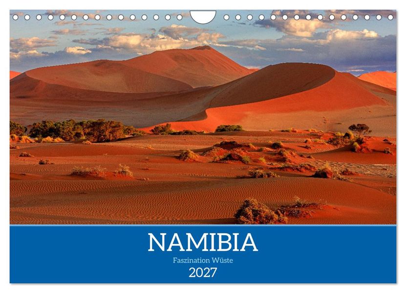 Namibia - Faszination Wüste (Wandkalender 2027 DIN A4 quer) CALVENDO Monatskalender