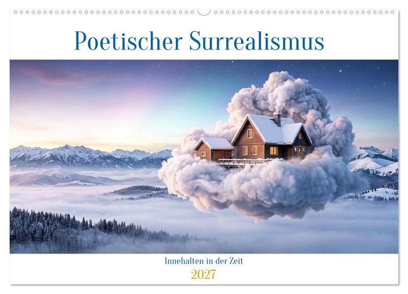Poetischer Surrealismus - Innehalten in der Zeit (Wandkalender 2027 DIN A2 quer) CALVENDO Monatskalender