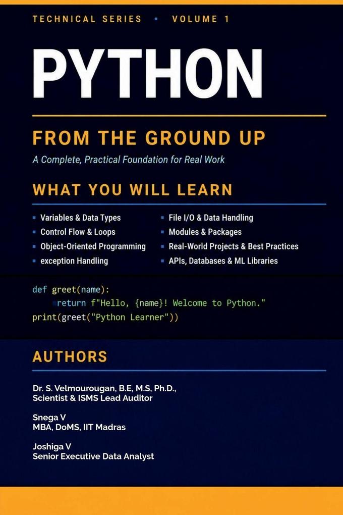 PYTHON FROM THE GROUND UP