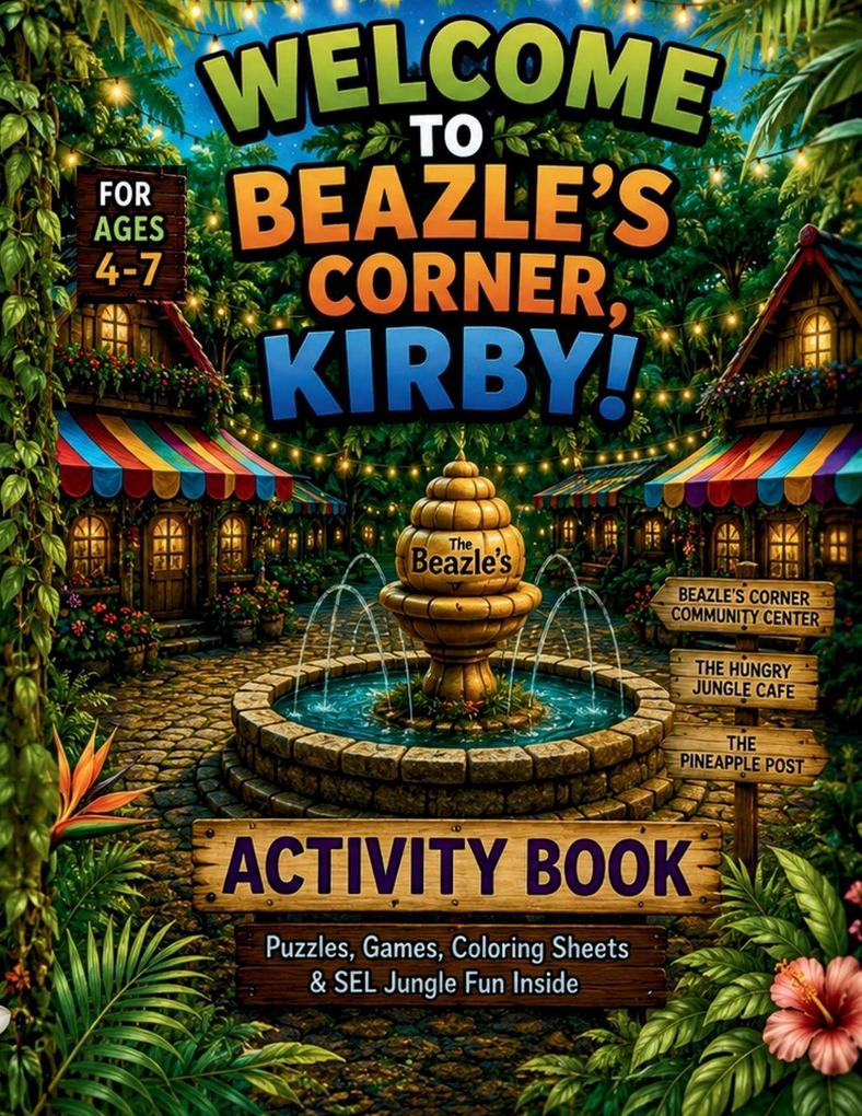 Welcome to Beazle's Corner Kirby! Activity Book