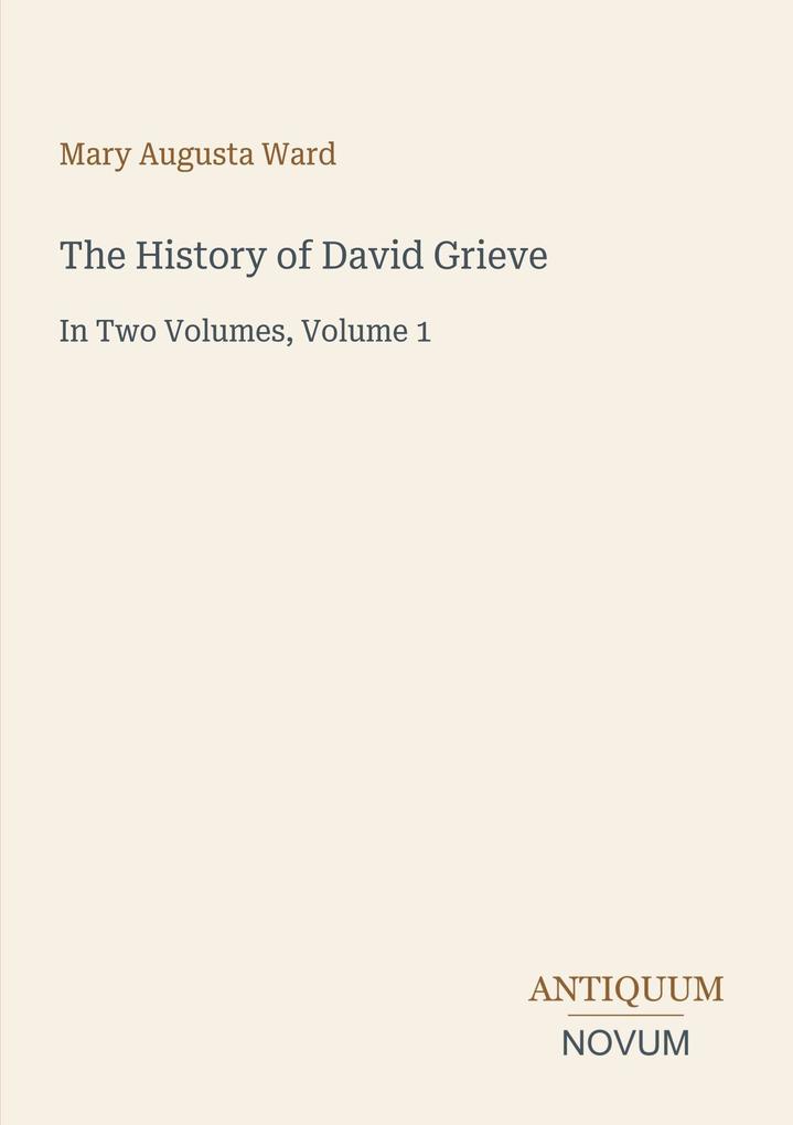 The History of David Grieve