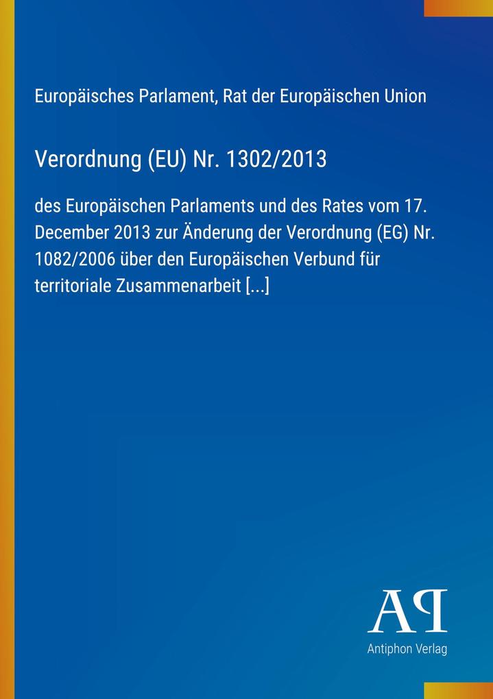 Verordnung (EU) Nr. 1302/2013