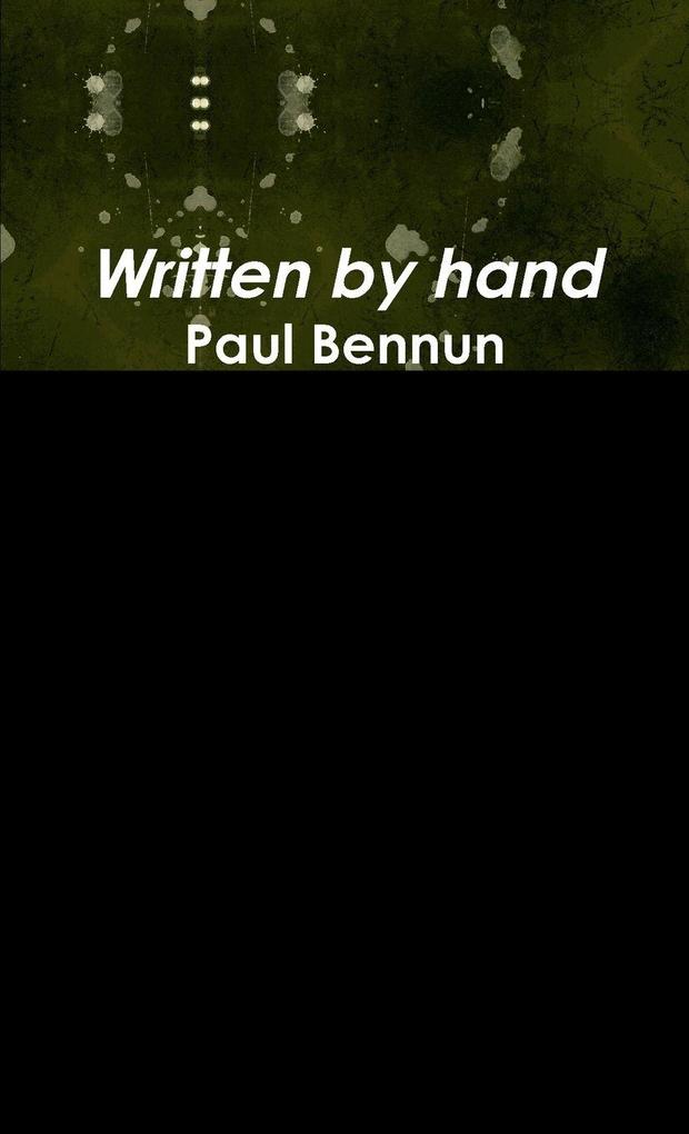 Written by hand