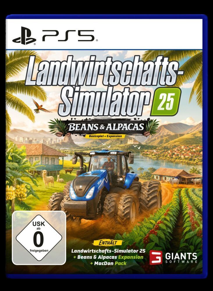 Landwirtschafts-Simulator 251 PS5-Blu-ray Disc (Beans & Alpacas Edition)
