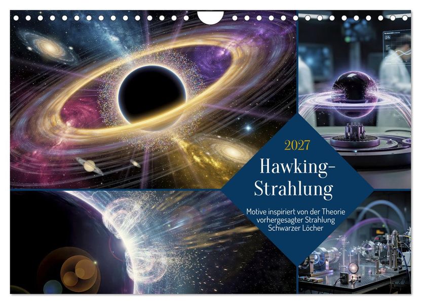 Hawking-Strahlung (Wandkalender 2027 DIN A4 quer) CALVENDO Monatskalender