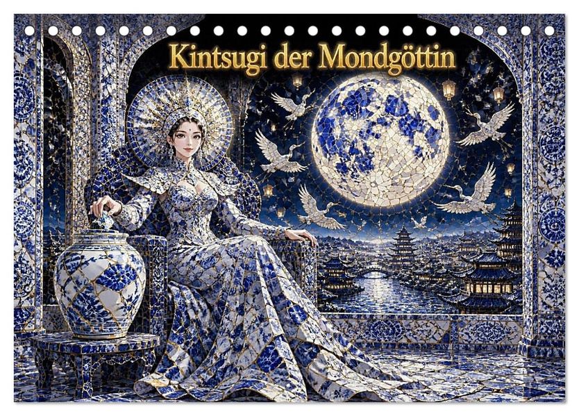 Kintsugi der Mondgöttin (Tischkalender 2027 DIN A5 quer) CALVENDO Monatskalender