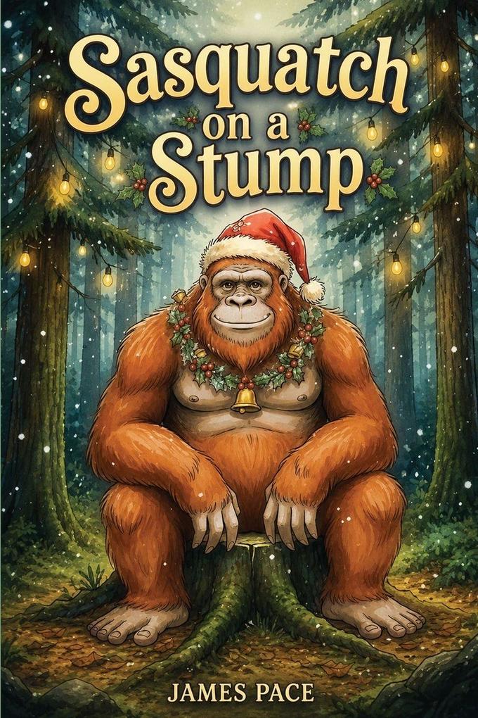 Sasquatch On a Stump