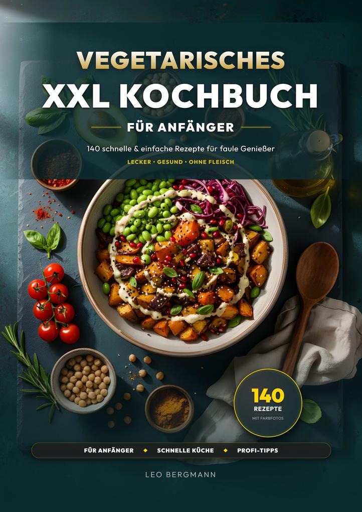 Vegetarisches XXL Kochbuch: 140 schnelle Rezepte