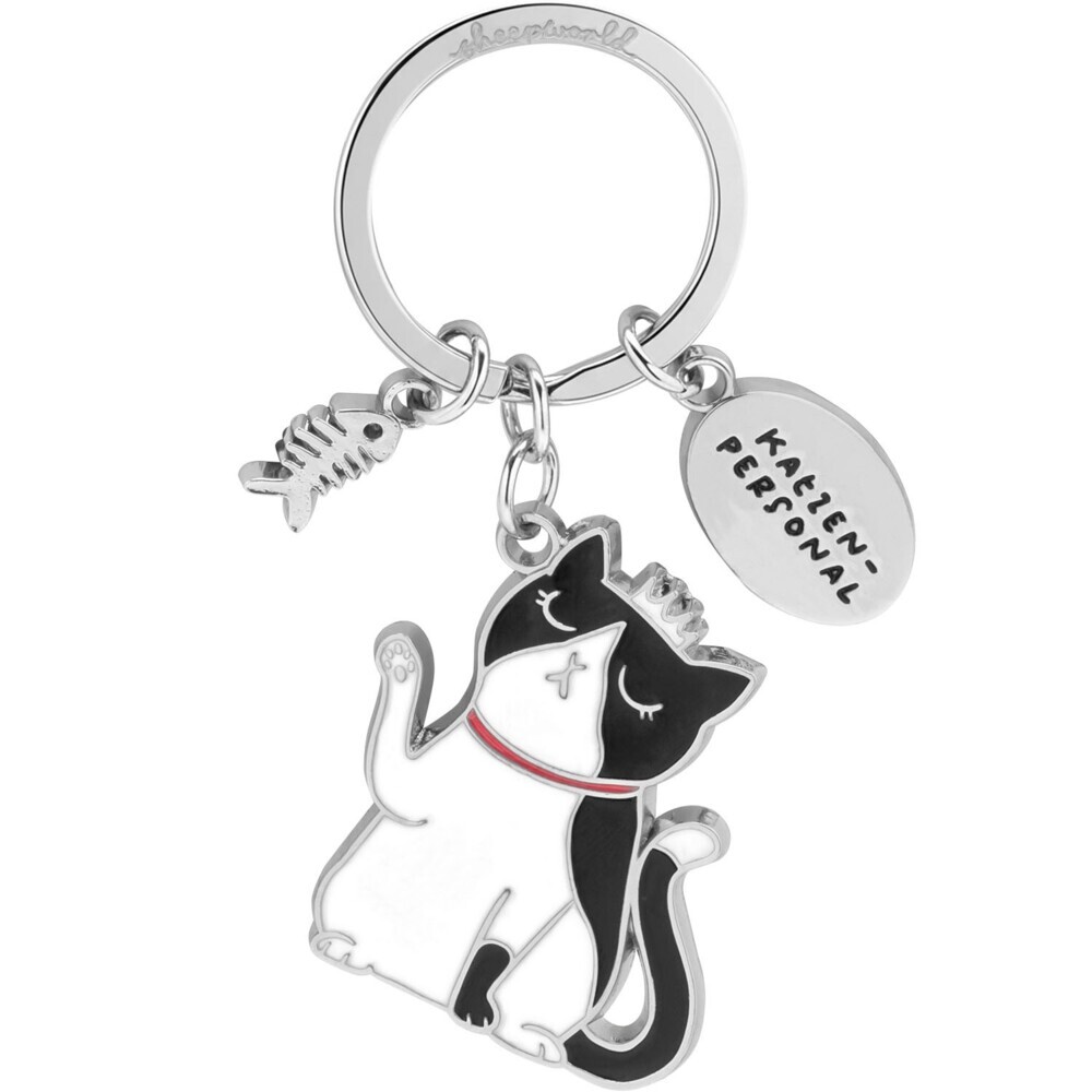 Schlüsselanhänger Motiv 'Catboss'