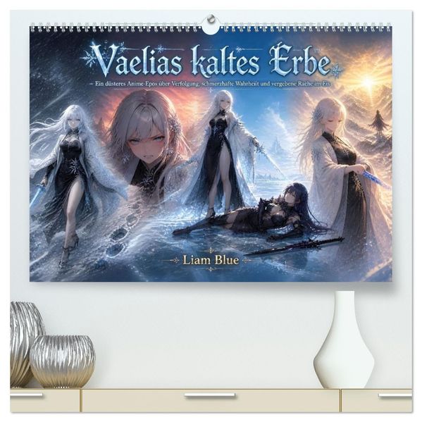 Vaelias kaltes Erbe (hochwertiger Premium Wandkalender 2027 DIN A2 quer) Kunstdruck in Hochglanz