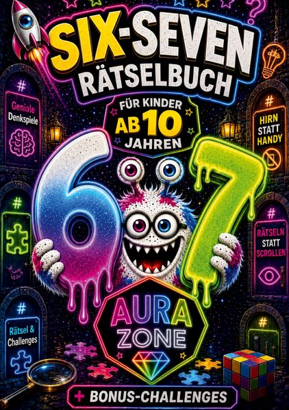 67 Rätselbuch für Kinder ab 10 Jahren: Geniale Denkspiele Rätsel & Challenges - HIRN STATT HANDY RÄTSELN STATT SCROLLEN
