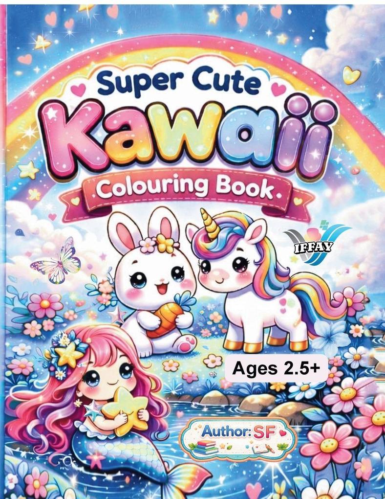 Super Cute Kawaii Colouring Book