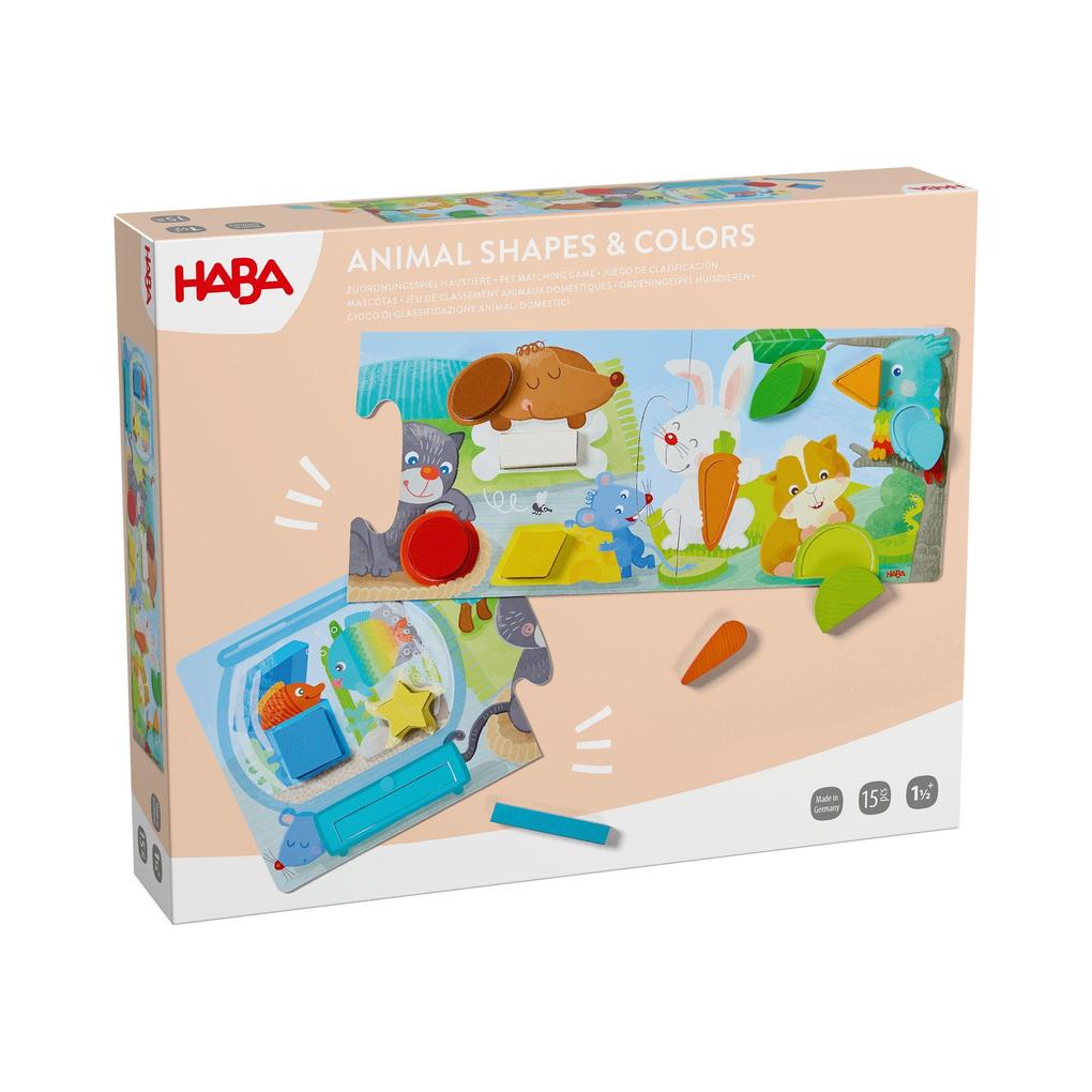 Zuordnungsspiel Haustiere