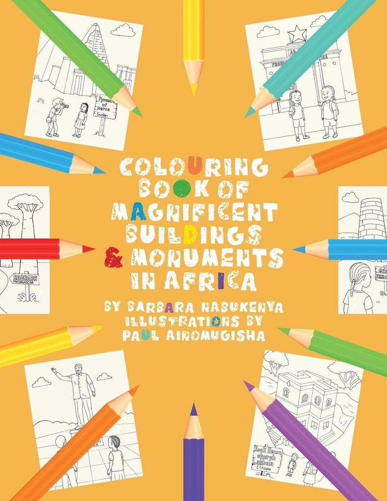 Colouring book of Magnificent buildings and monuments in Africa