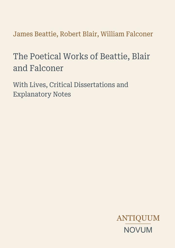 The Poetical Works of Beattie Blair and Falconer