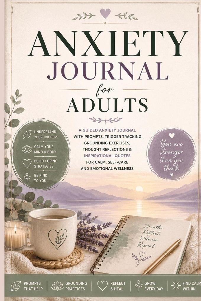 Anxiety Journal for Adults