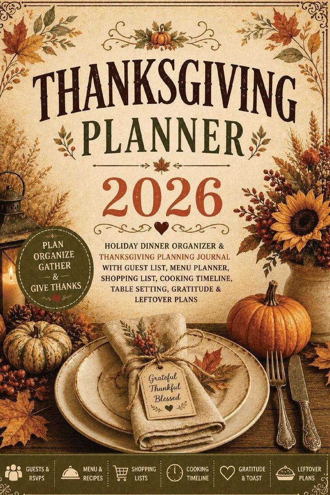 Thanksgiving Planner 2026