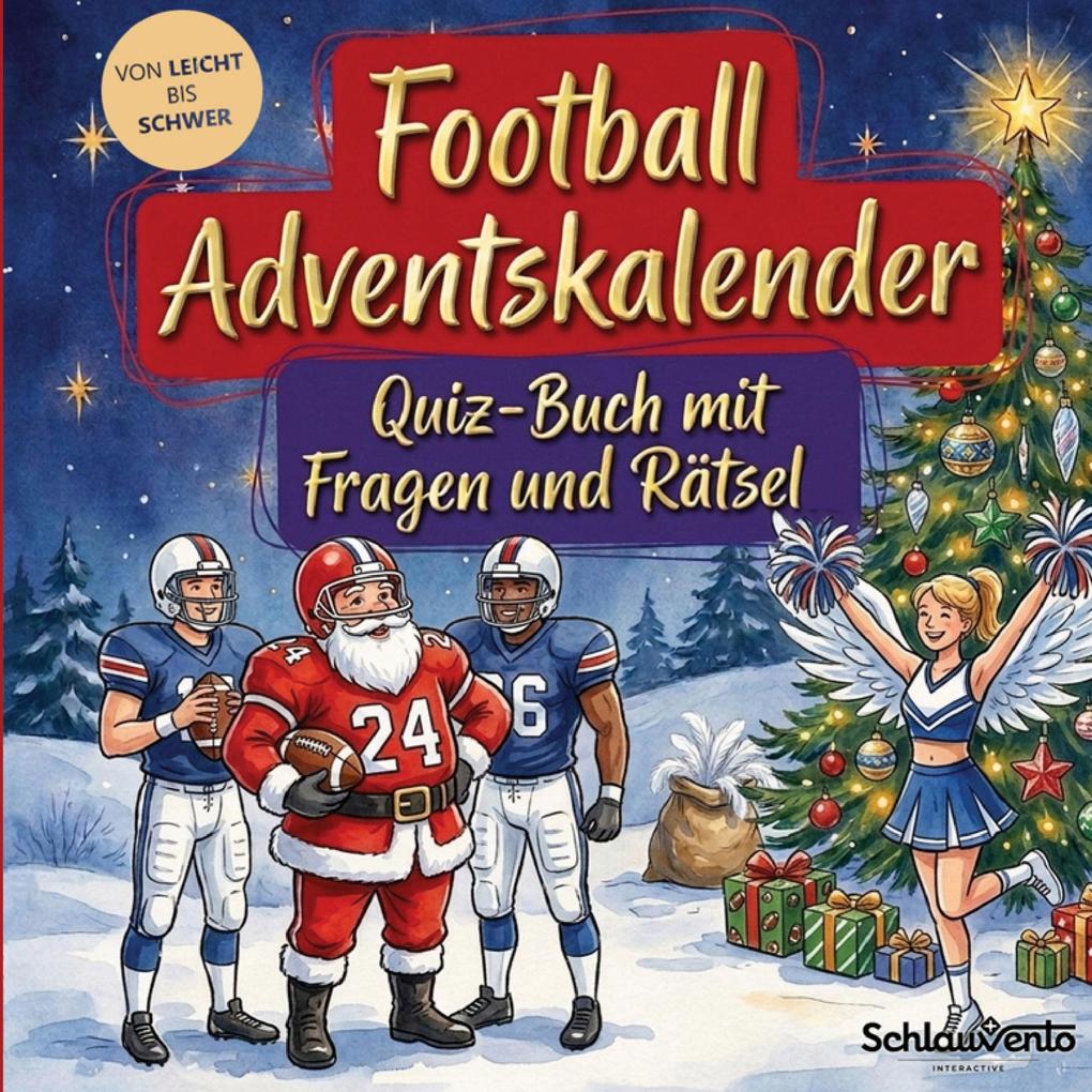 Football-Adventskalender: Quiz-Buch mit Fragen und Rätsel