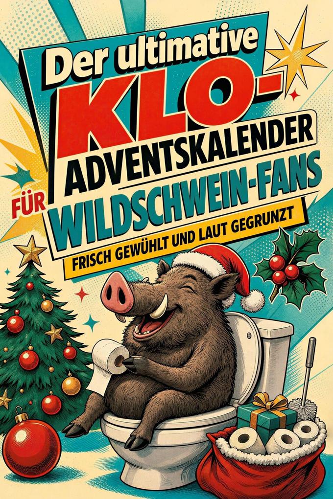 Der ultimative Klo-Adventskalender für Wildschwein-Fans