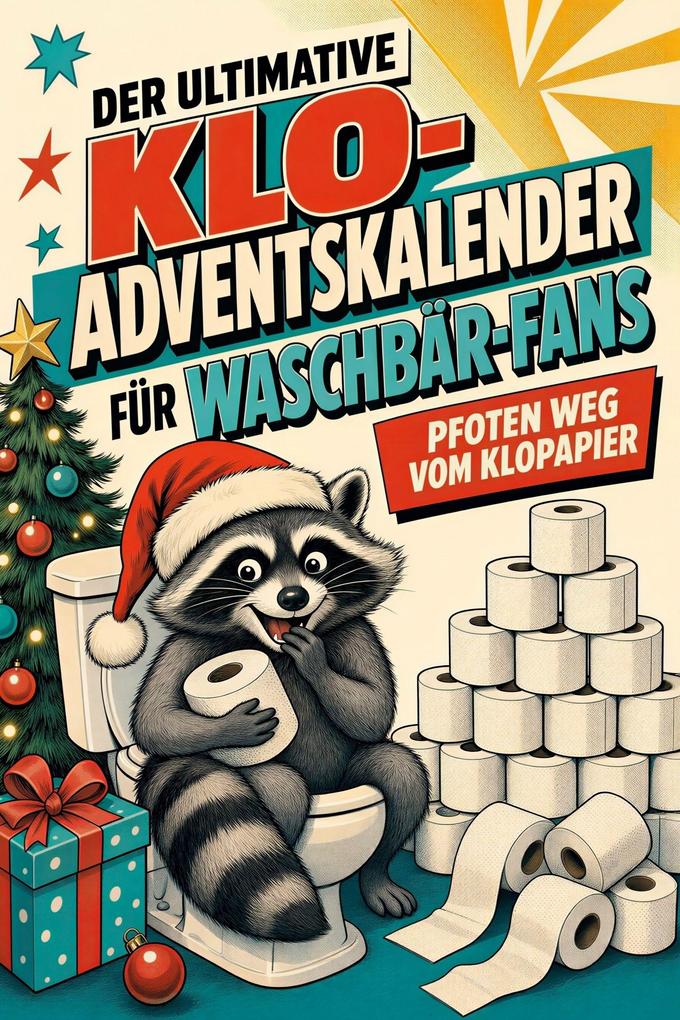 Der ultimative Klo-Adventskalender für Waschbär-Fans