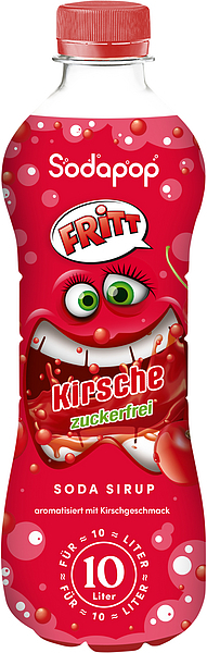 SODAPOP FRITT Sirup Kirsche 500ml für 10 Liter
