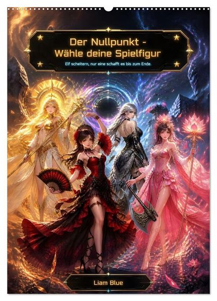 Der Nullpunkt - Wähle deine Spielfigur (Wandkalender 2027 DIN A2 hoch) CALVENDO Monatskalender