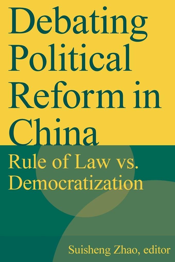 Debating Political Reform in China