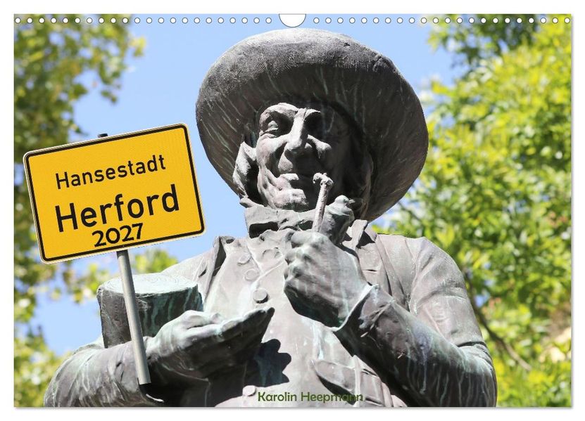 Hansestadt Herford (Wandkalender 2027 DIN A3 quer) CALVENDO Monatskalender