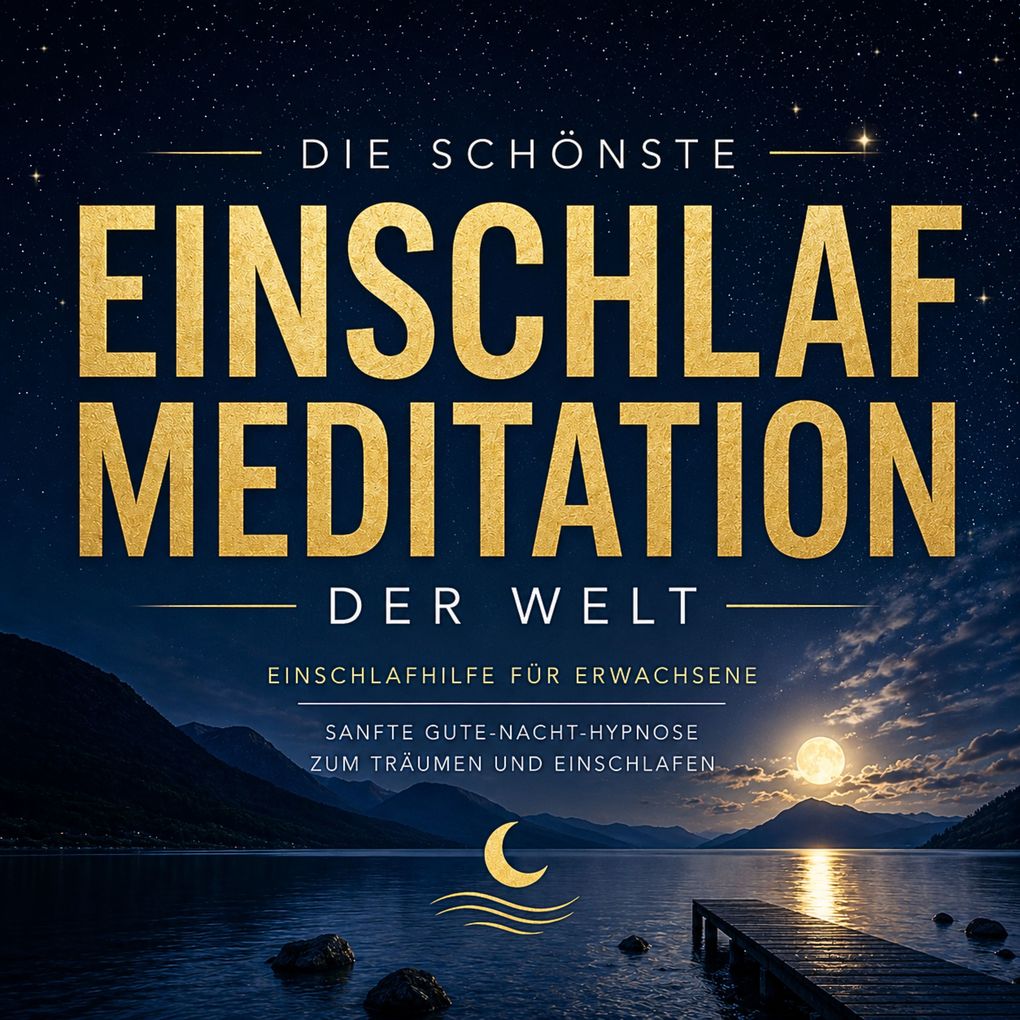 Die schönste Einschlafmeditation der Welt - Einschlafhilfe für Erwachsene Sanfte Gute-Nacht-Hypnose zum Träumen und Einschlafen