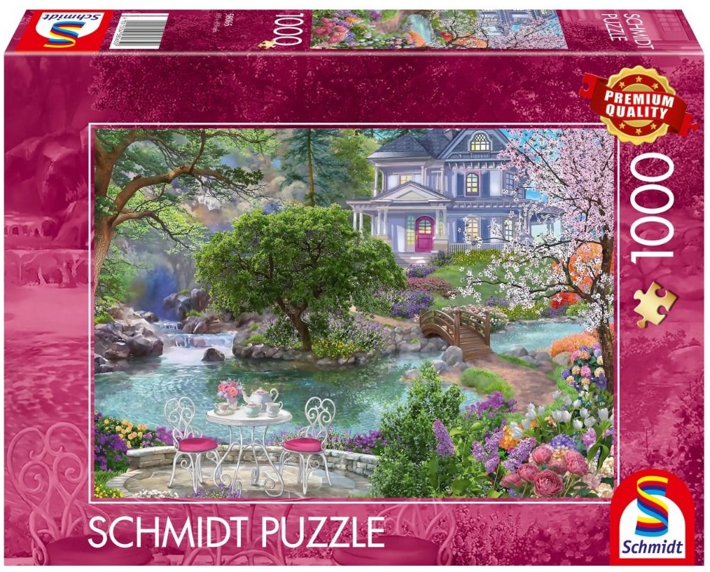 Stadtvilla am See - 1000 Teile Puzzle