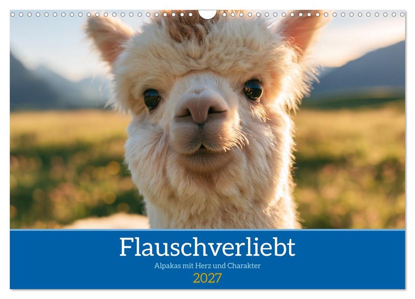 Flauschverliebt (Wandkalender 2027 DIN A3 quer) CALVENDO Monatskalender