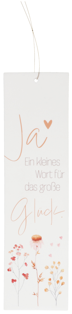 Wandtafel aus Porzellan - Hochzeit