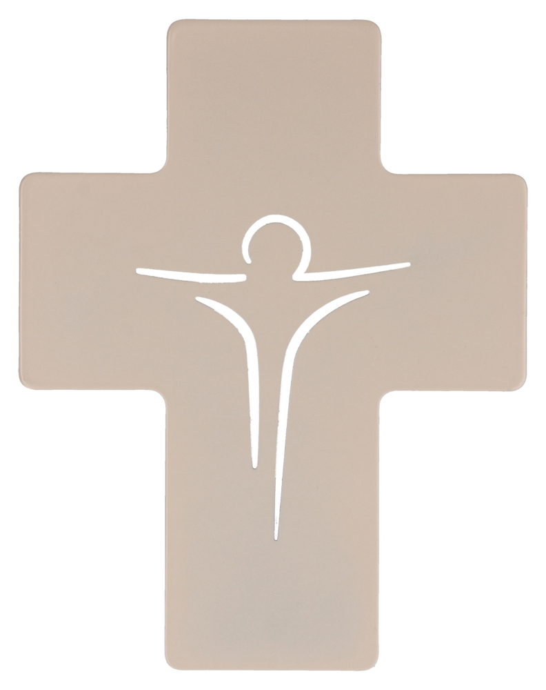 Kreuz aus Metall - Christus