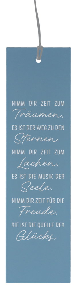 Edelstahltafel zum Aufhängen - Nimm dir Zeit