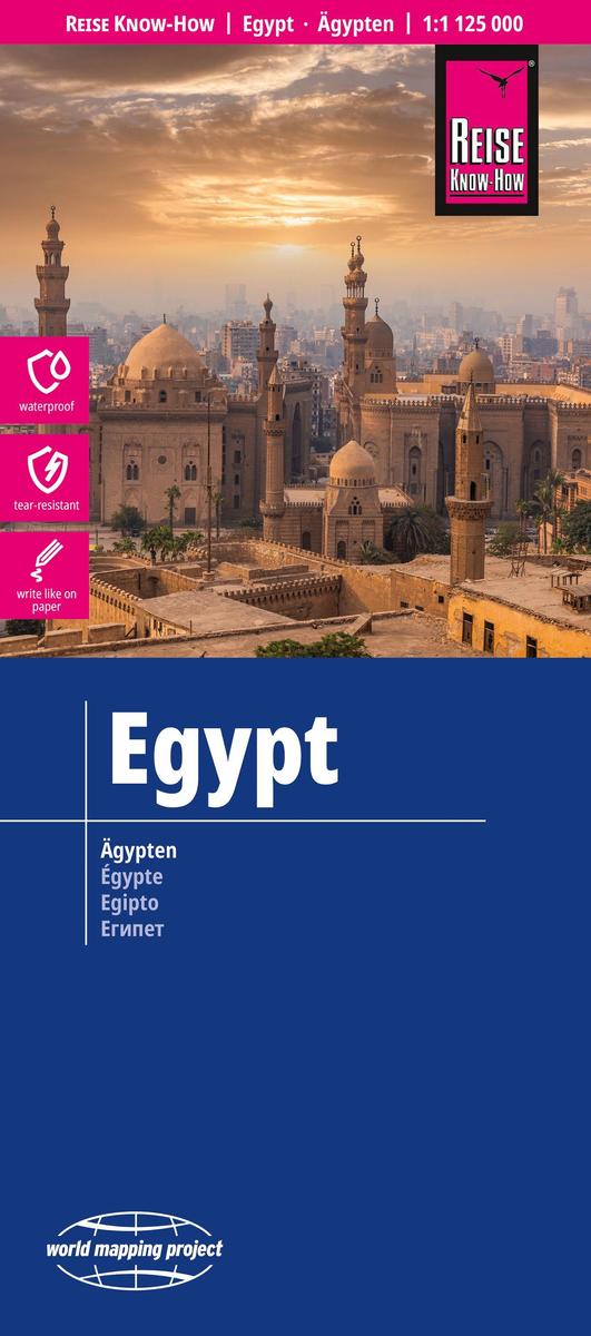 Reise Know-How Landkarte Ägypten | Egypt (1:1.125.000)