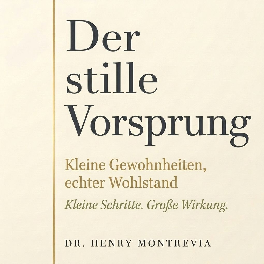 Der stille Vorsprung