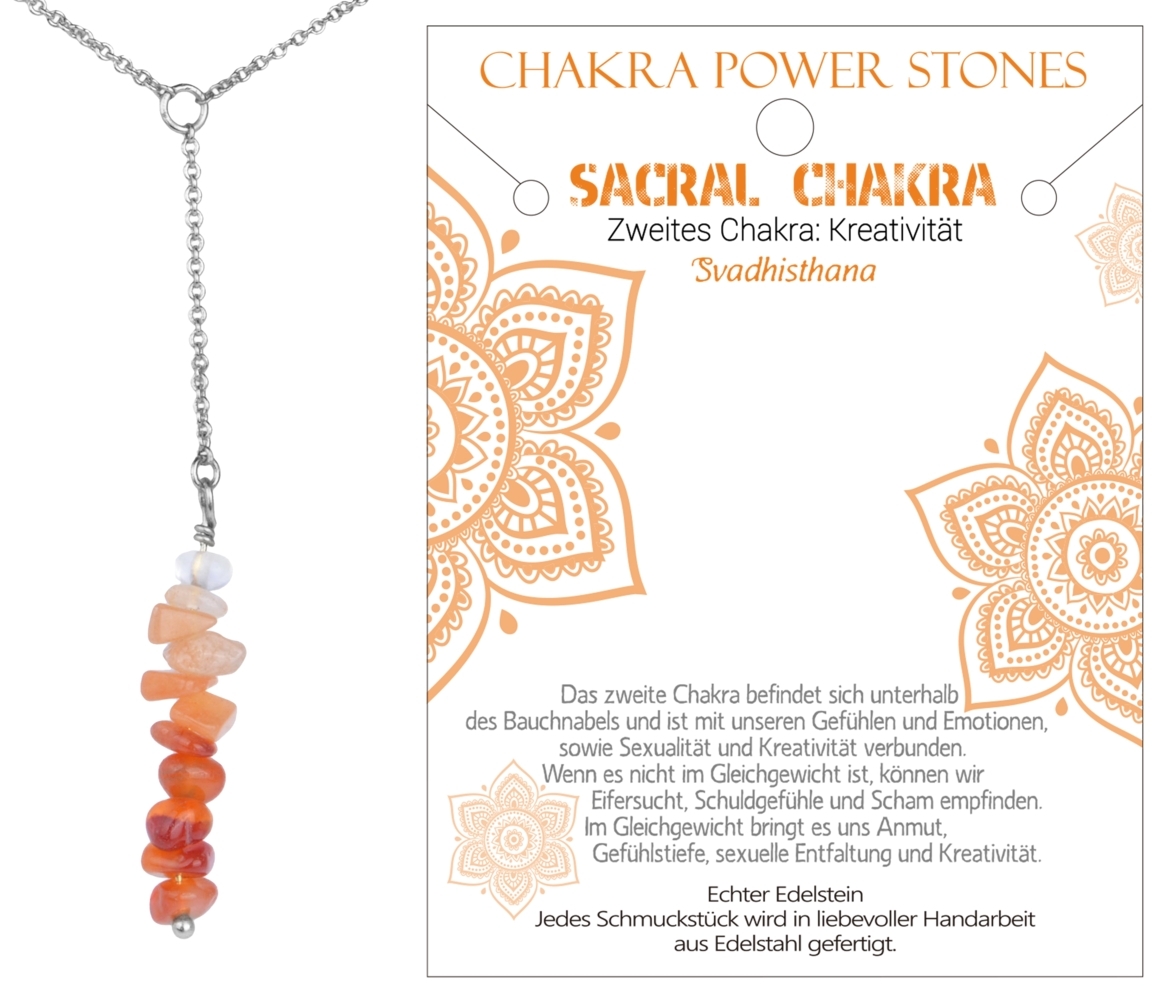Sakral Chakra - Kreativität - Kette J701-02