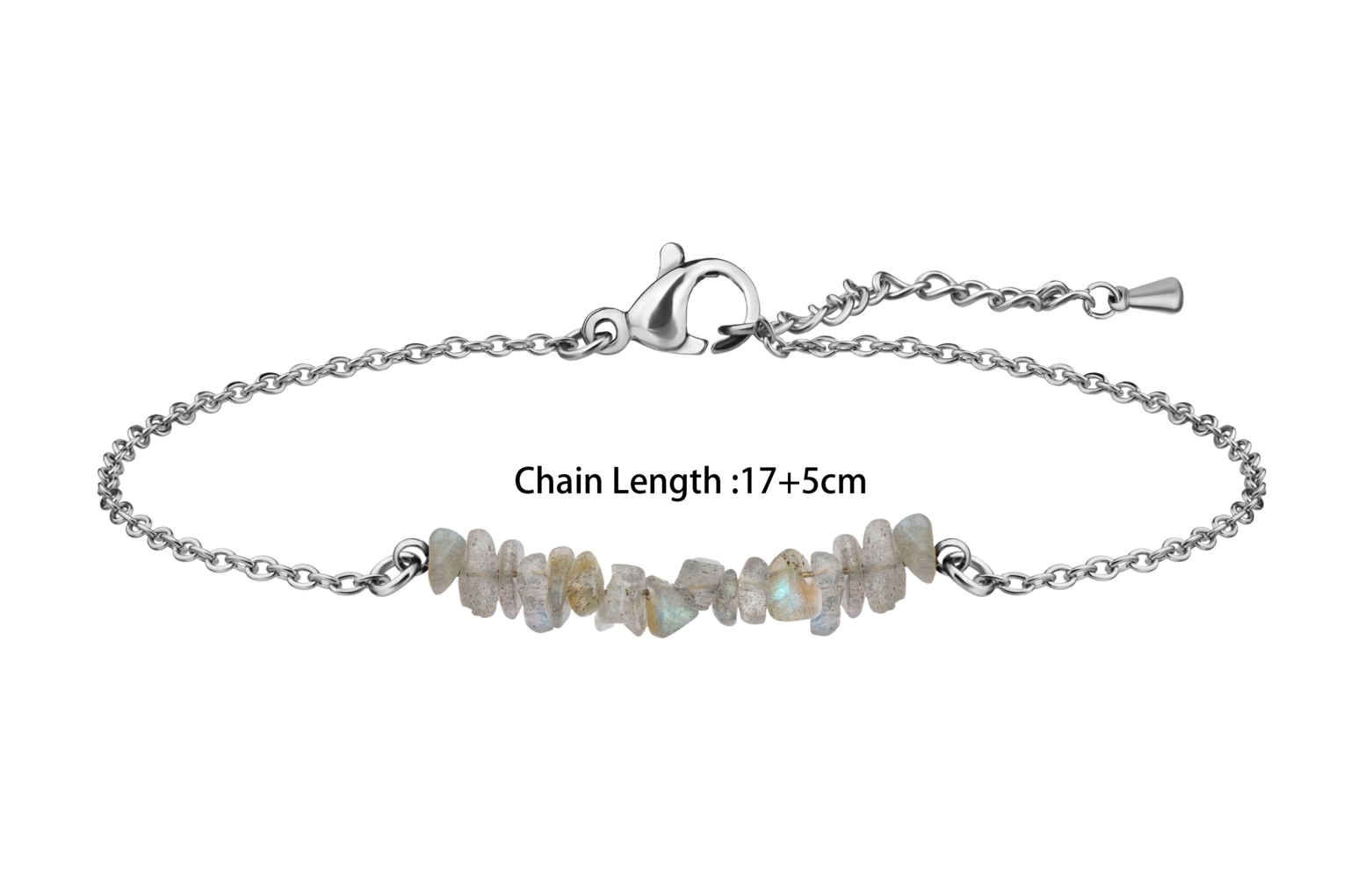 Labradorit Healing Stone Edelstahlarmband J712-08