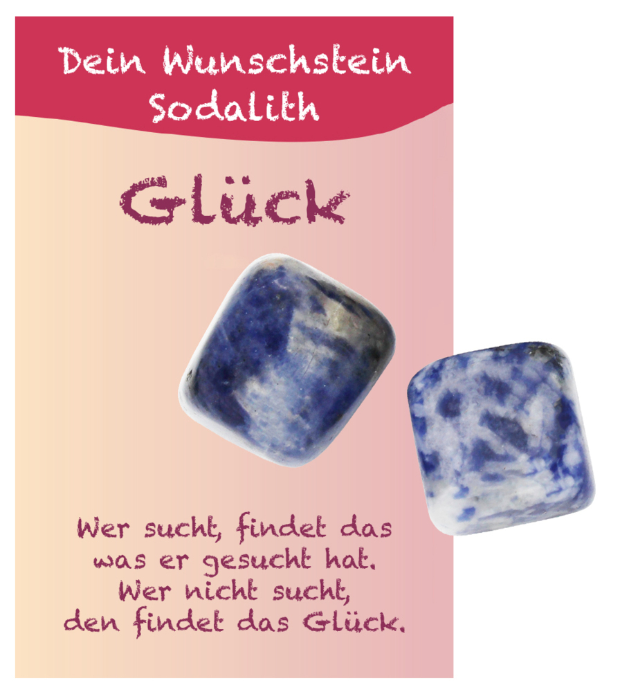 Trommelstein Dein Wunschstein Sodalith J837-11