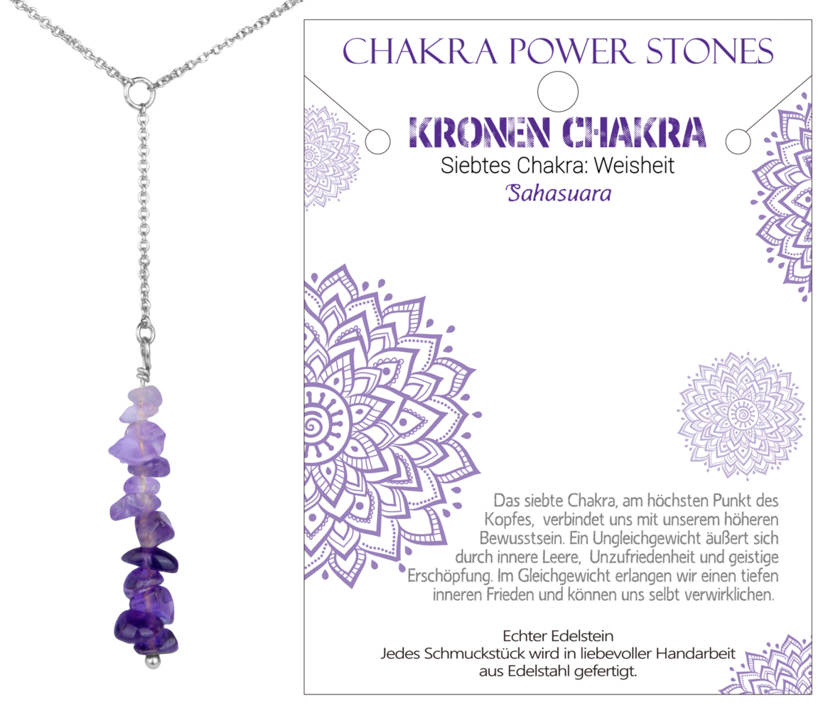 Kronen Chakra - Weisheit - Kette J701-07