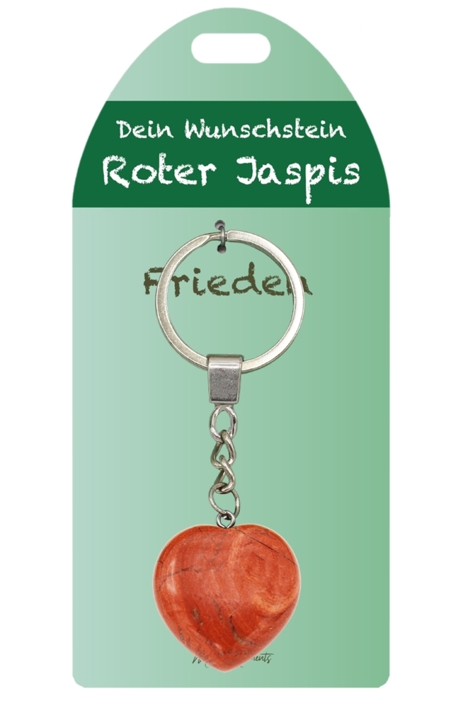 Jaspis rot Herz SA Wunschstein J833-07